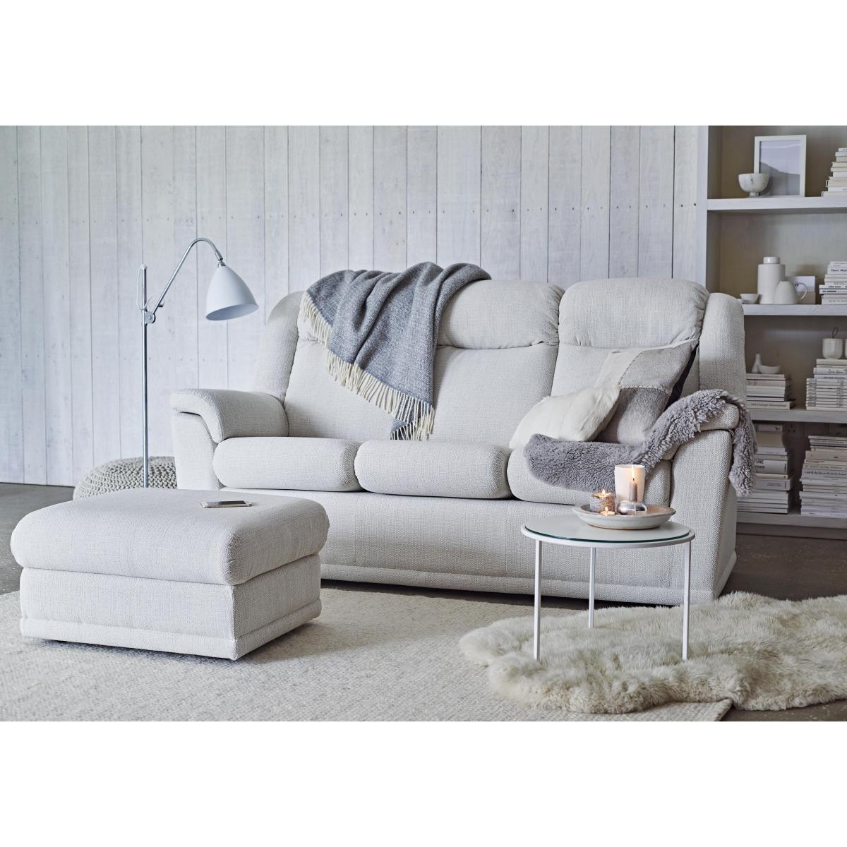 G Plan - Milton 3 Seater Fabric Power Recliner Sofa - Grey – image 2