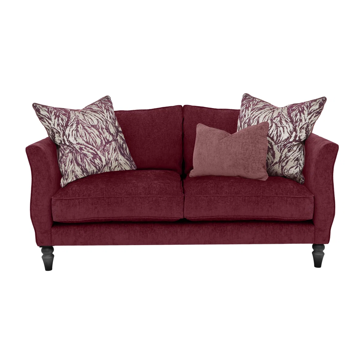 Boutique Chatterley 3 Seater Sofa - Bolero Boysenberry with Ebony Feet – image 1