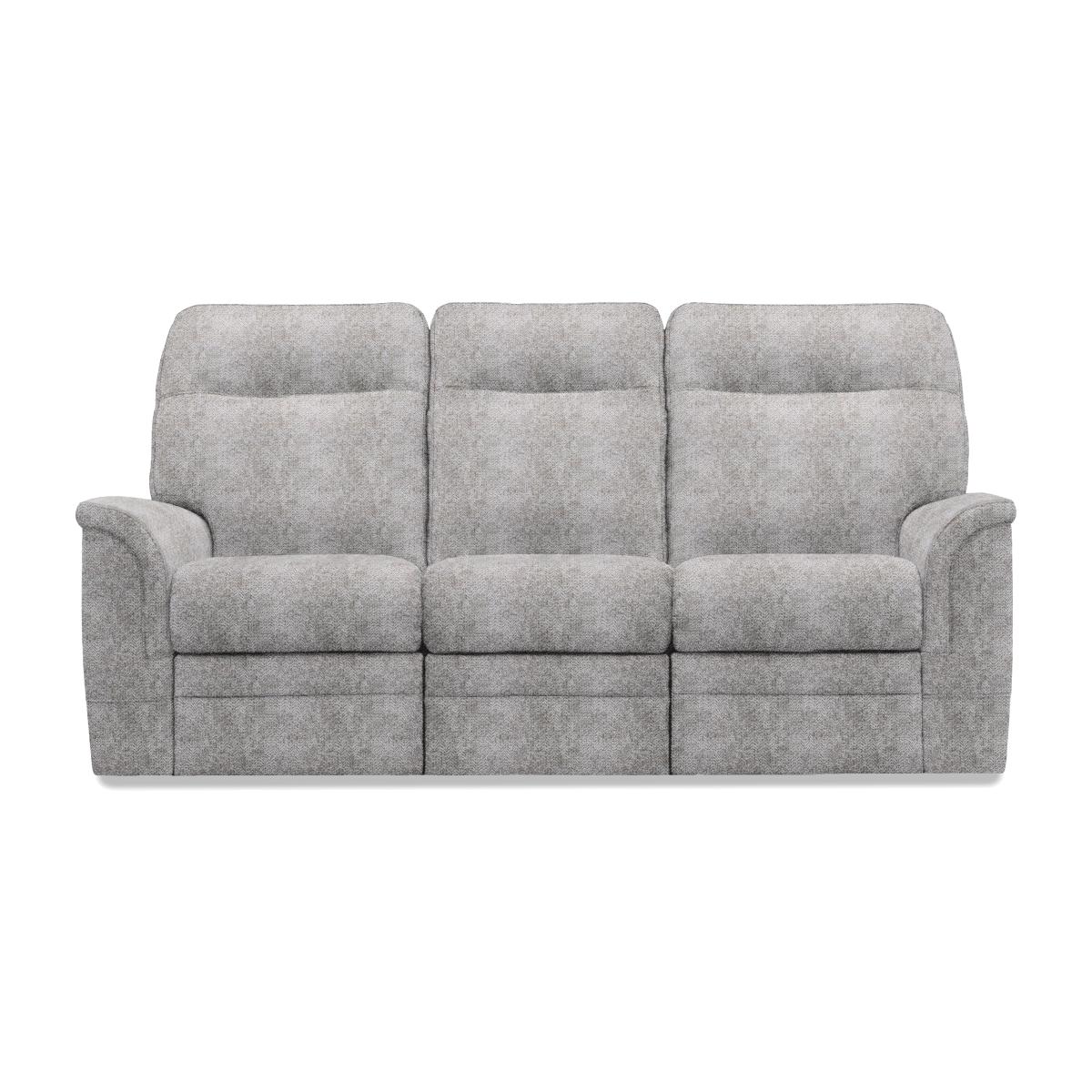 Parker Knoll - Hudson 23 Fabric 3 Seater Power Recliner Sofa with Headrests and Power Lumbar - Slate