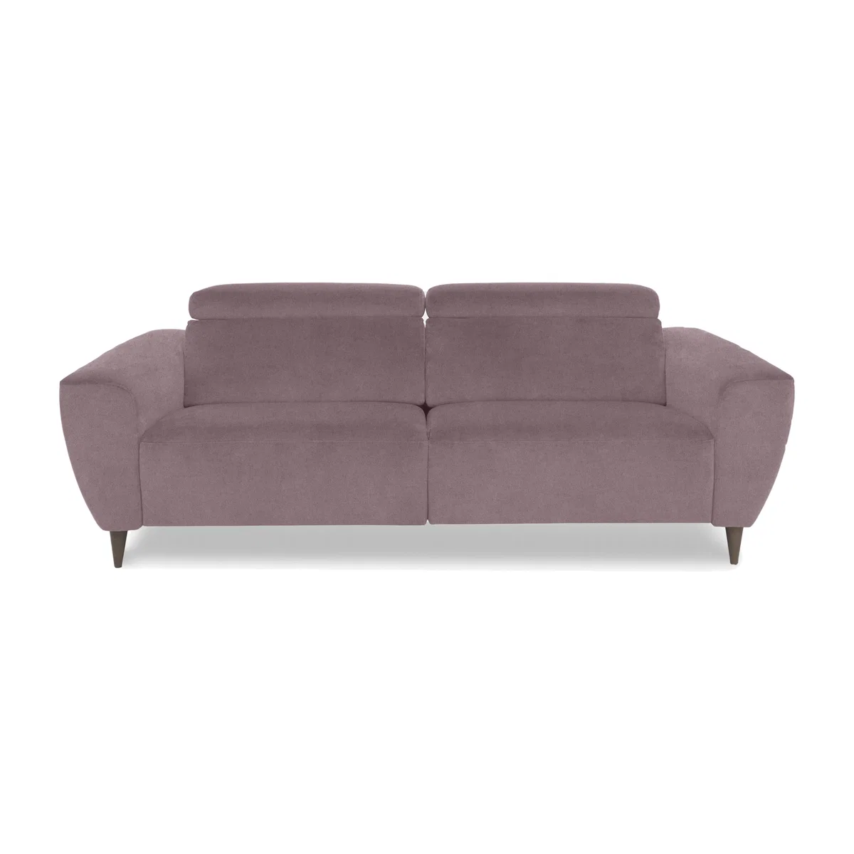 Nicoletti Italia - Milano 3 Seater Fabric Power Recliner Sofa - Fuente Rose