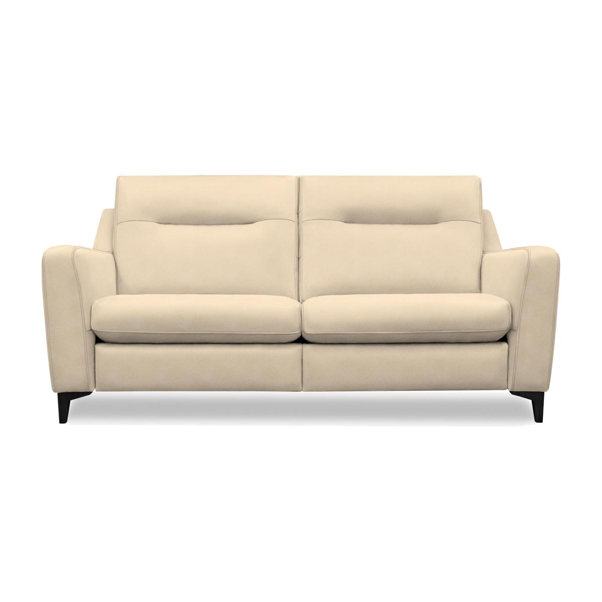 G Plan - Arlo 3 Seater Fabric Sofa - No Recliner - Stingray Linen with Ebony Feet