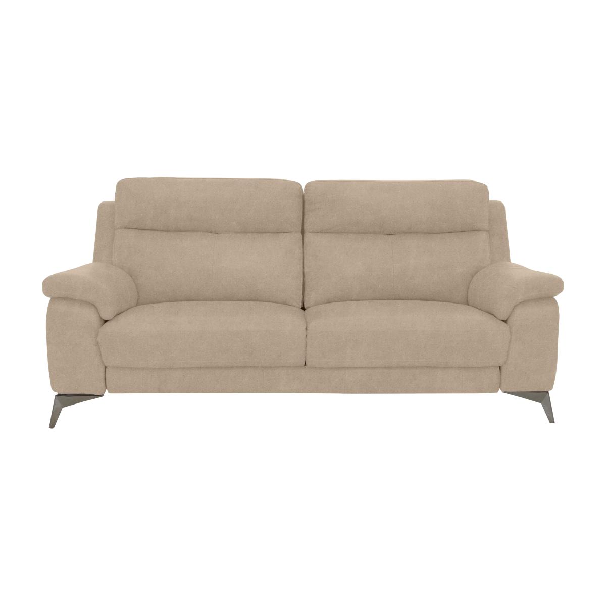 Missouri 3 Seater Fabric Sofa - Beige – image 1