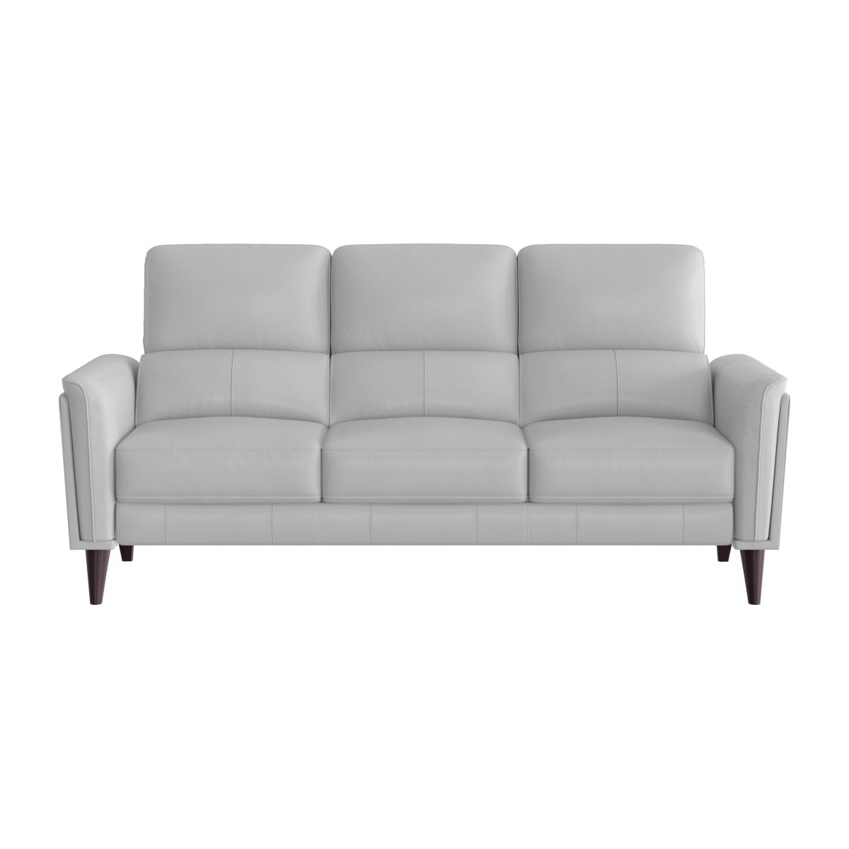 Compact Collection Klein 3 Seater NC Leather Sofa - Grey
