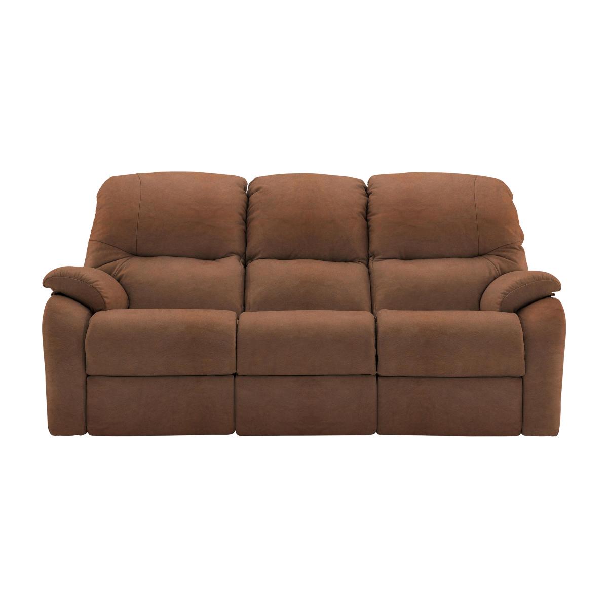 G Plan - Mistral 3 Seater Leather Power Recliner Sofa - Brown