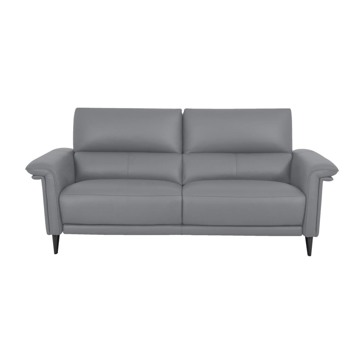 Domicil - Huxley 3 Seater Leather Sofa - NP Paloma Grey