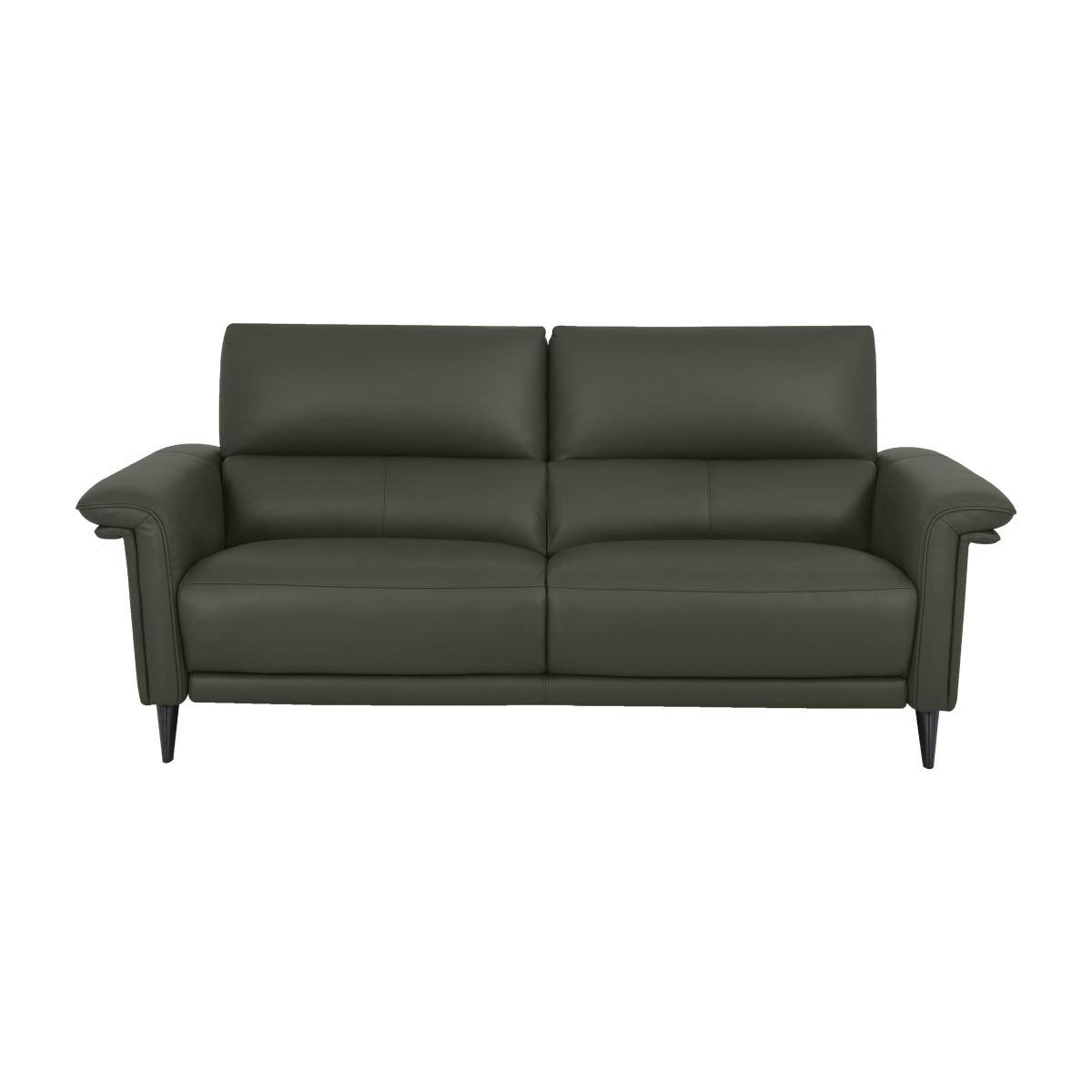 Domicil - Huxley 3 Seater Leather Sofa - NP Dark Olive