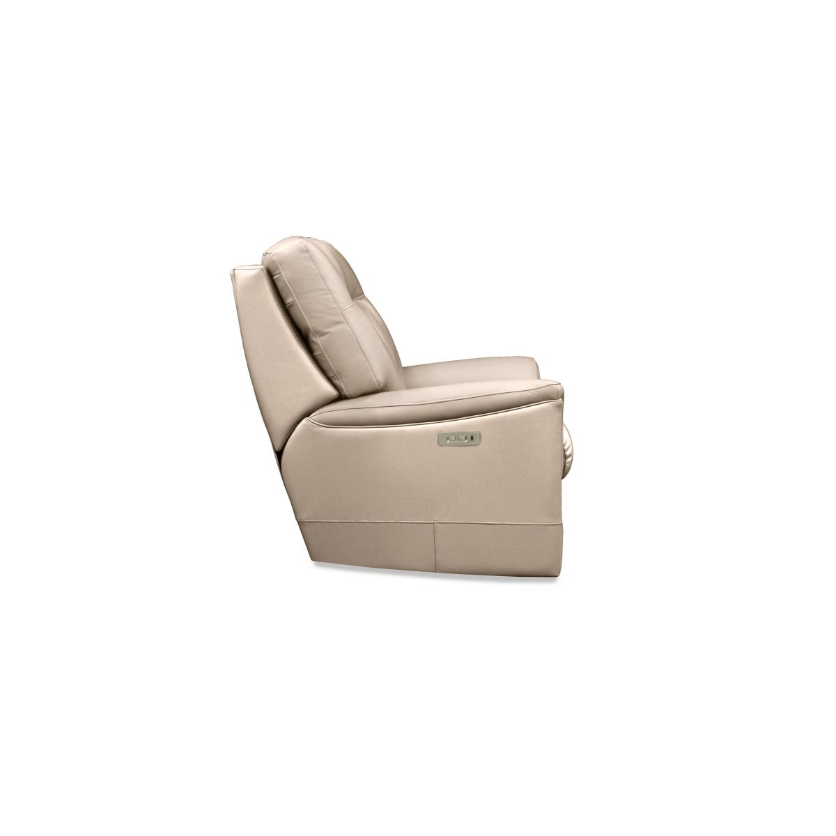 Parker Knoll - Hudson 23 Leather 3 Seater Sofa - Roma Putty – image 3