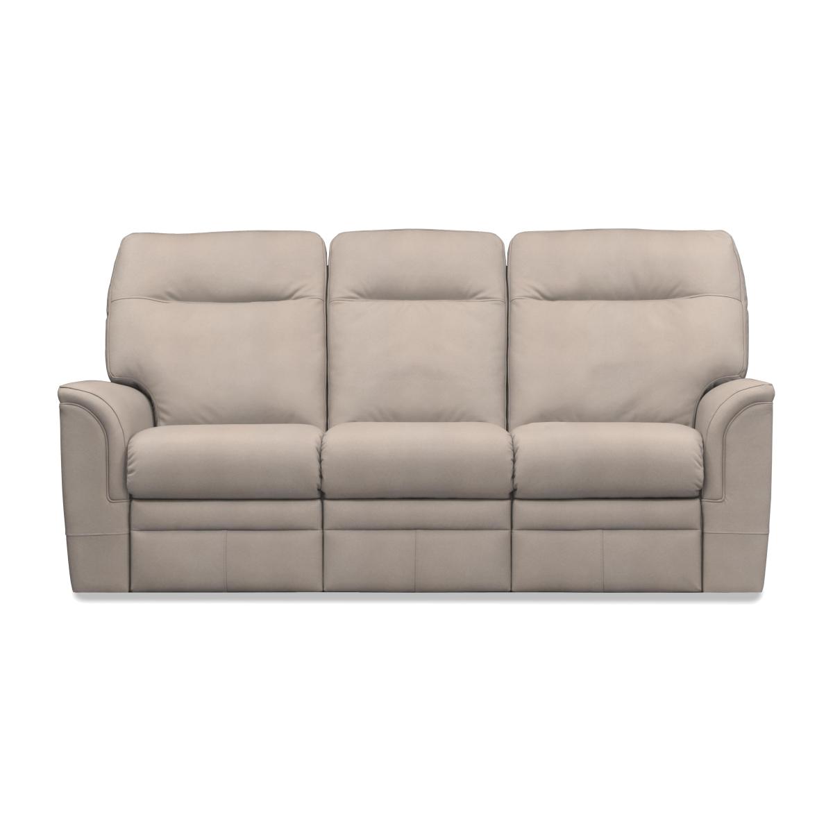 Parker Knoll - Hudson 23 Leather 3 Seater Sofa - Roma Putty – image 1