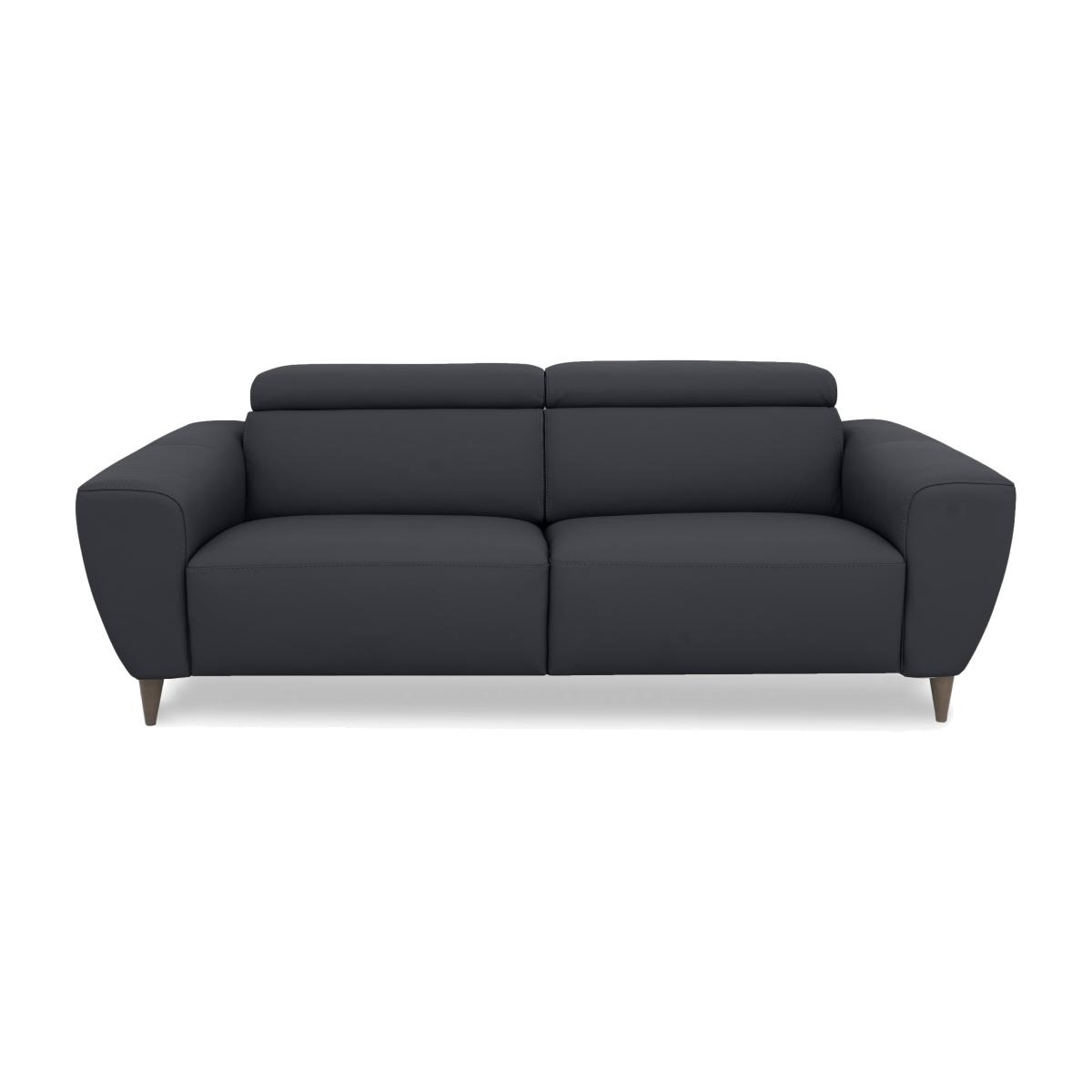 Nicoletti Italia - Milano 3 Seater Leather Sofa - Torello Blu