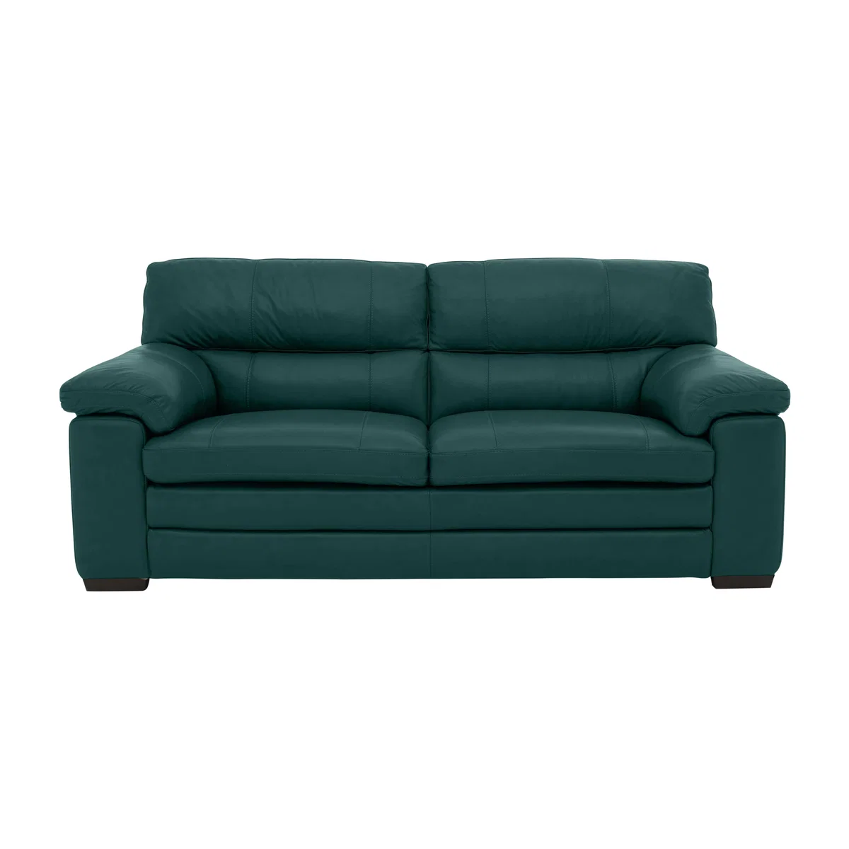 Cozee Leather 2.5 Seater Sofa - Green- World of Leather – image 1