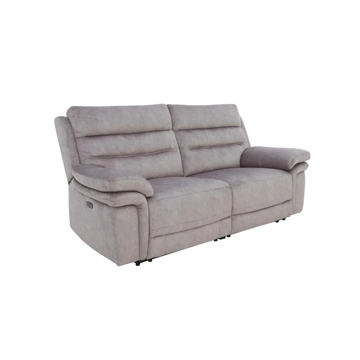 Berlin 3 Seater Fabric Power Recliner Sofa - Oatmeal – image 8