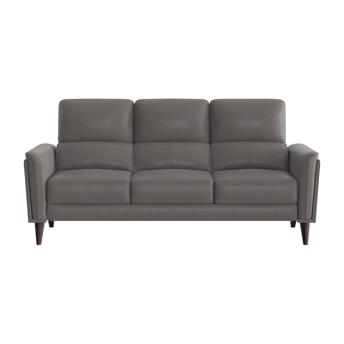 Compact Collection Klein 3 Seater HW Leather Sofa - Elephant