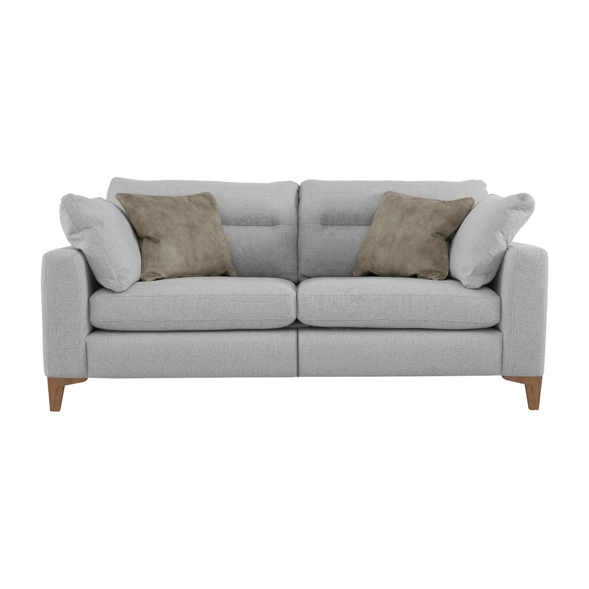 Uniqa 3 Seater Fabric Power Recliner Sofa - Grey – image 1