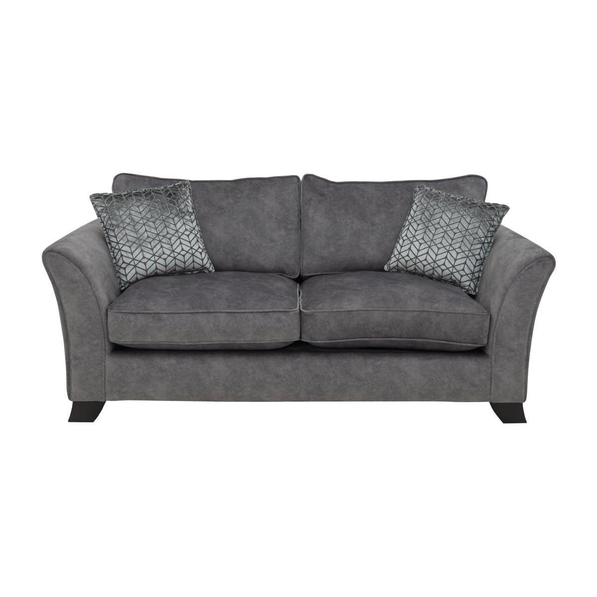 Amora 3 Seater Fabric Classic Back Sofa – image 1