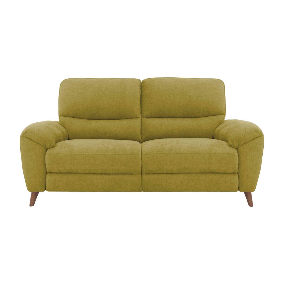 Silverstone 3 Seater Fabric Sofa - Green