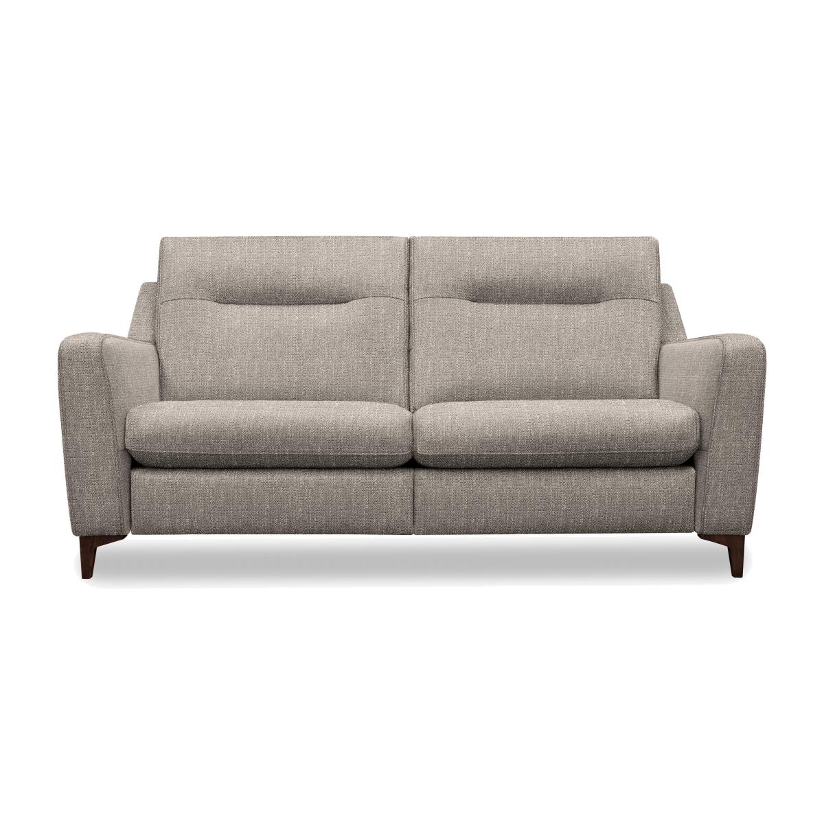 G Plan - Arlo 3 Seater Fabric Power Recliner Sofa - Libby Sand with Walnut Feet