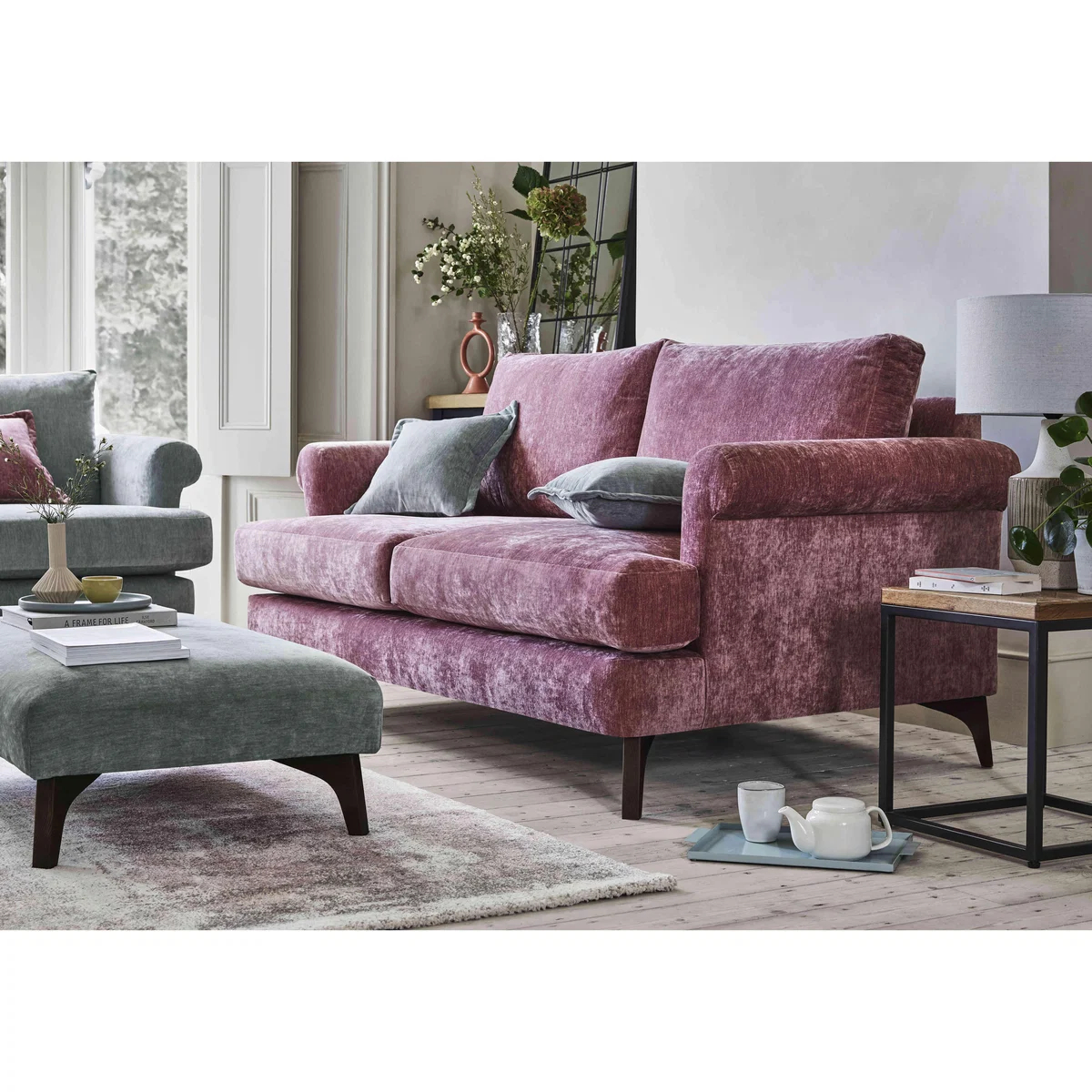 Country Collection Libby 3 Seater Sofa - White – image 2