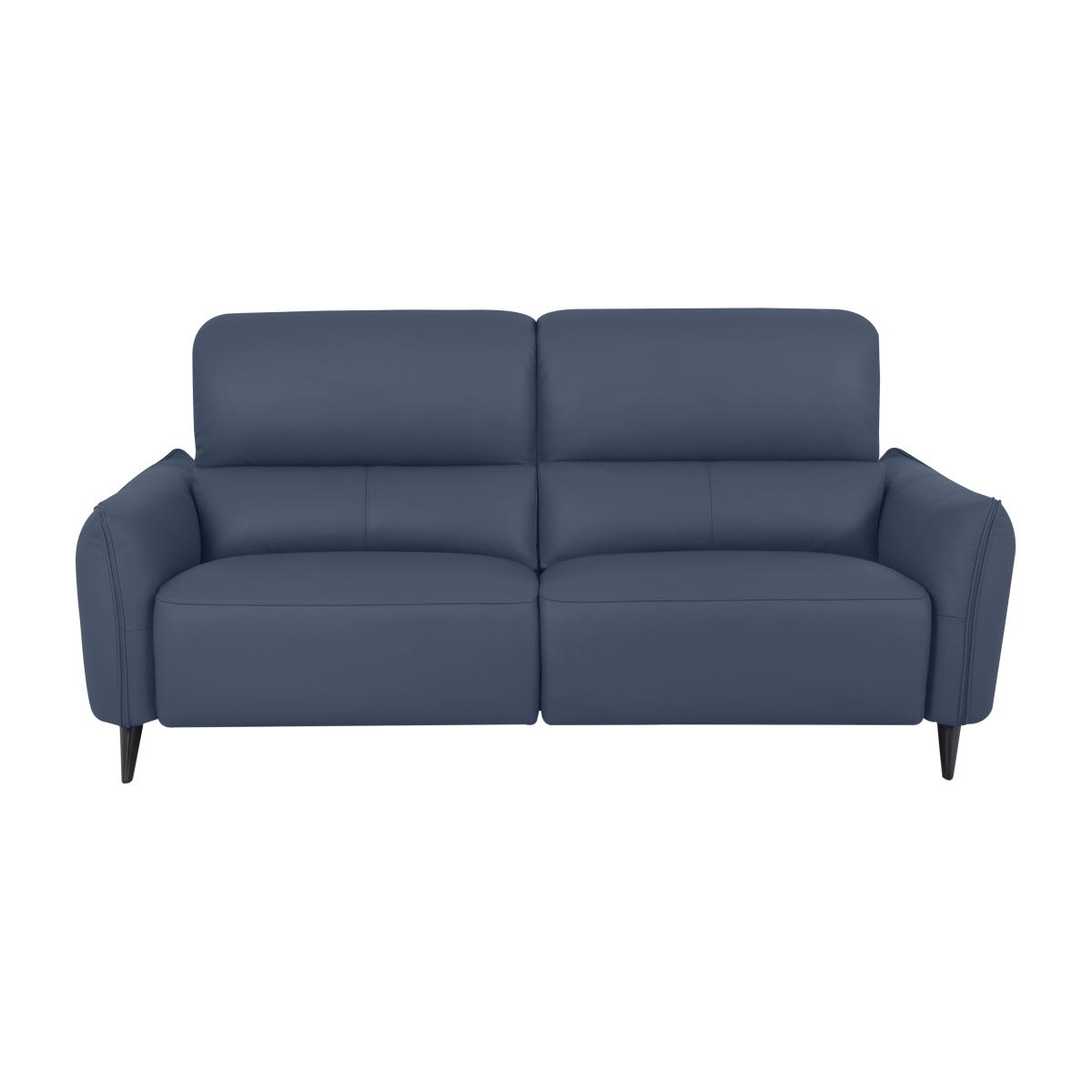 Domicil - Maddox 3 Seater Leather Power Recliner Sofa - NP Ocean Blue