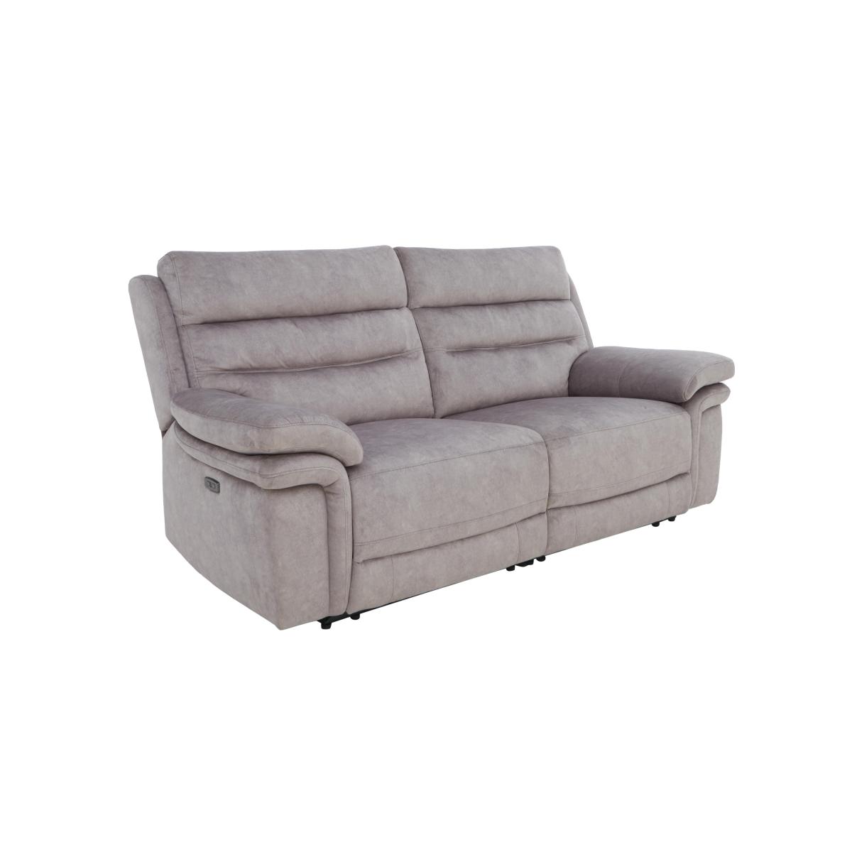 Berlin 3 Seater Fabric Sofa - Brown – image 8