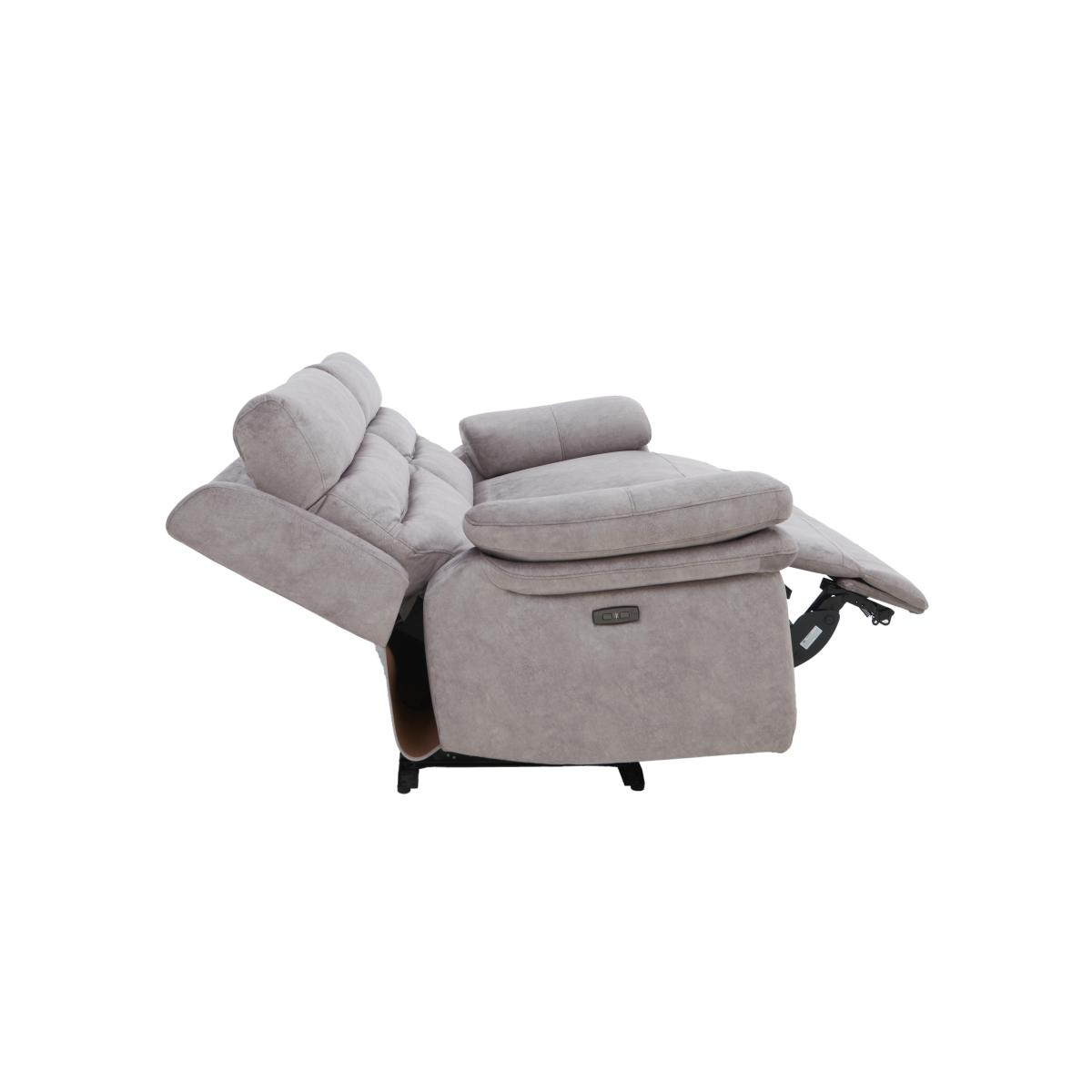Berlin 3 Seater Fabric Sofa - Brown – image 10