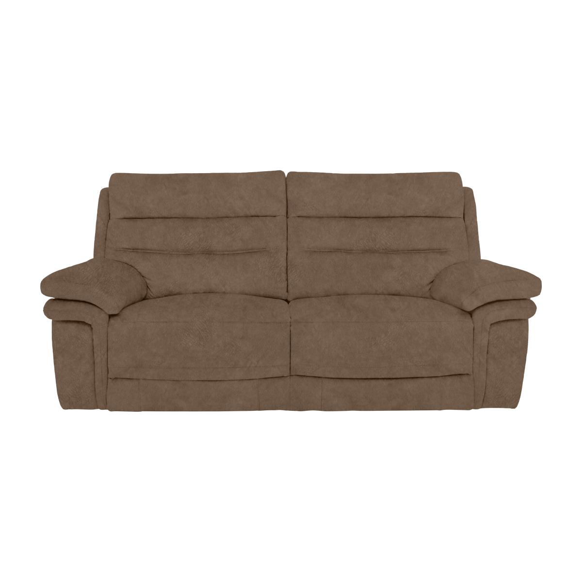 Berlin 3 Seater Fabric Sofa - Brown – image 1