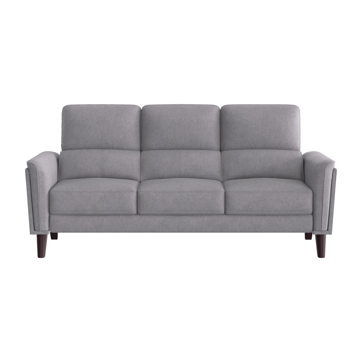 Compact Collection Klein 3 Seater Fabric Sofa - Pewter