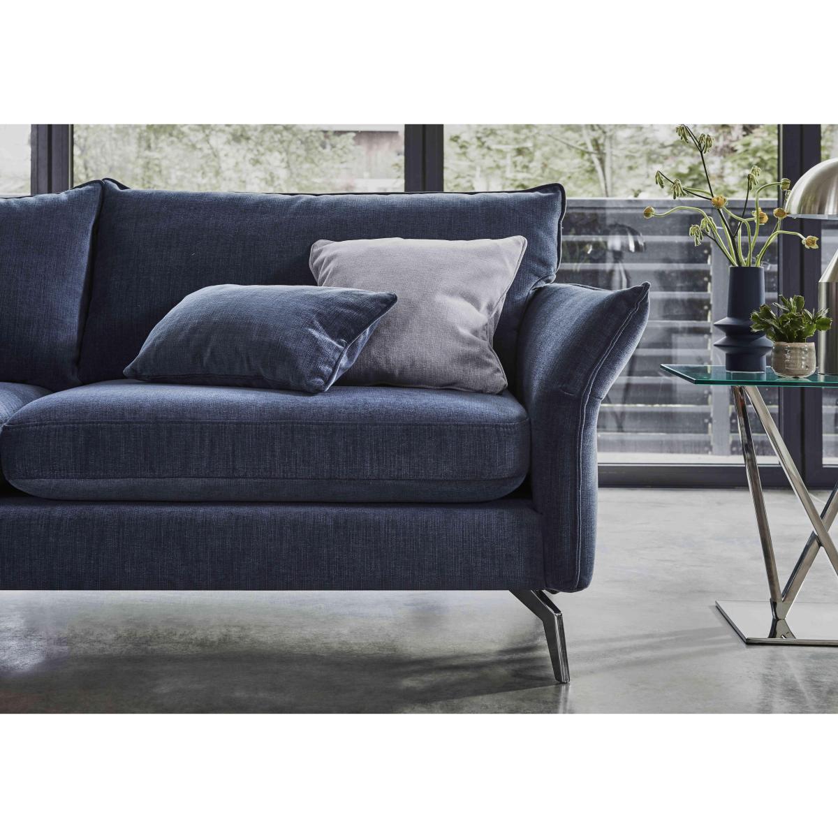 Skylar 3 Seater Fabric Sofa - Brown – image 3