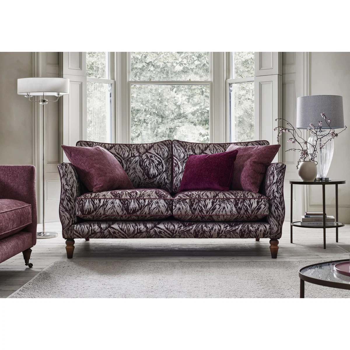 Boutique Chatterley 3 Seater Sofa - Bolero Spruce Walnut – image 2