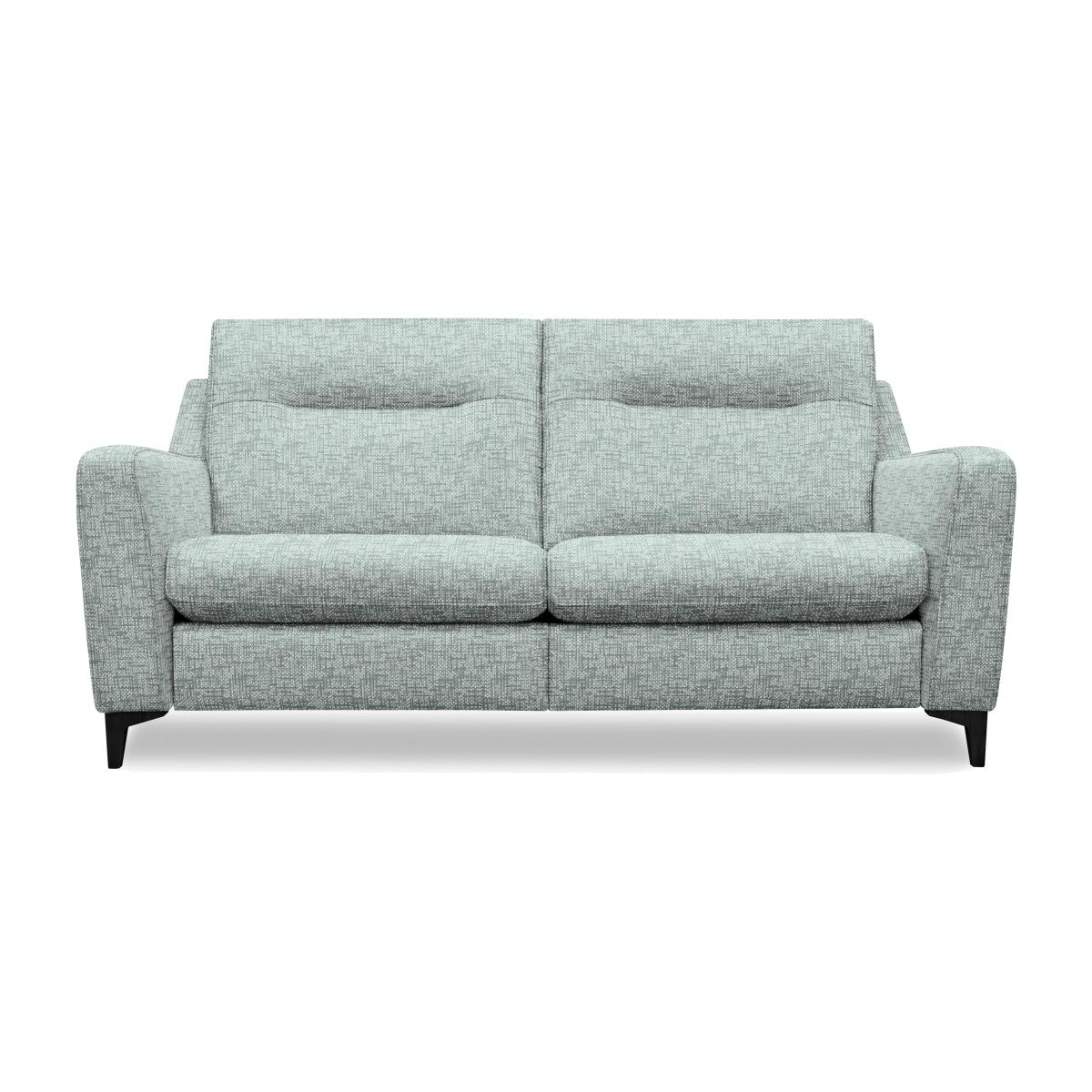 G Plan - Arlo 3 Seater Fabric Sofa - No Recliner - Remco Light Grey with Ebony Feet