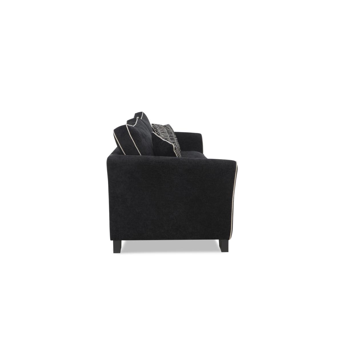 Stellar 3 Seater Classic Back Sofa - Berry – image 8