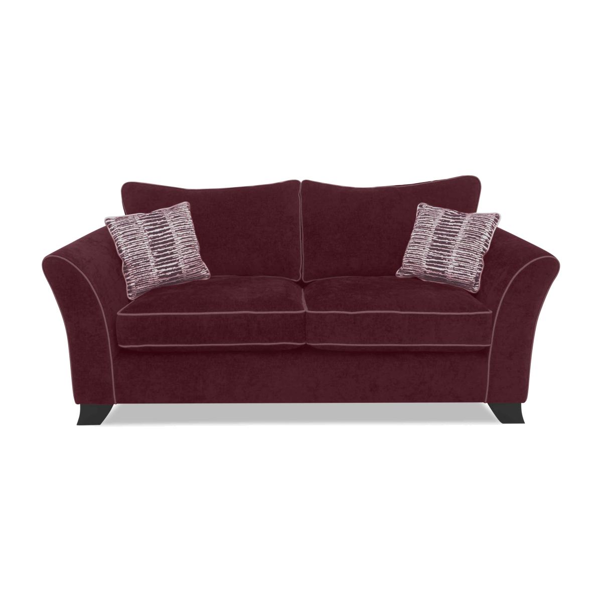Stellar 3 Seater Classic Back Sofa - Berry – image 1