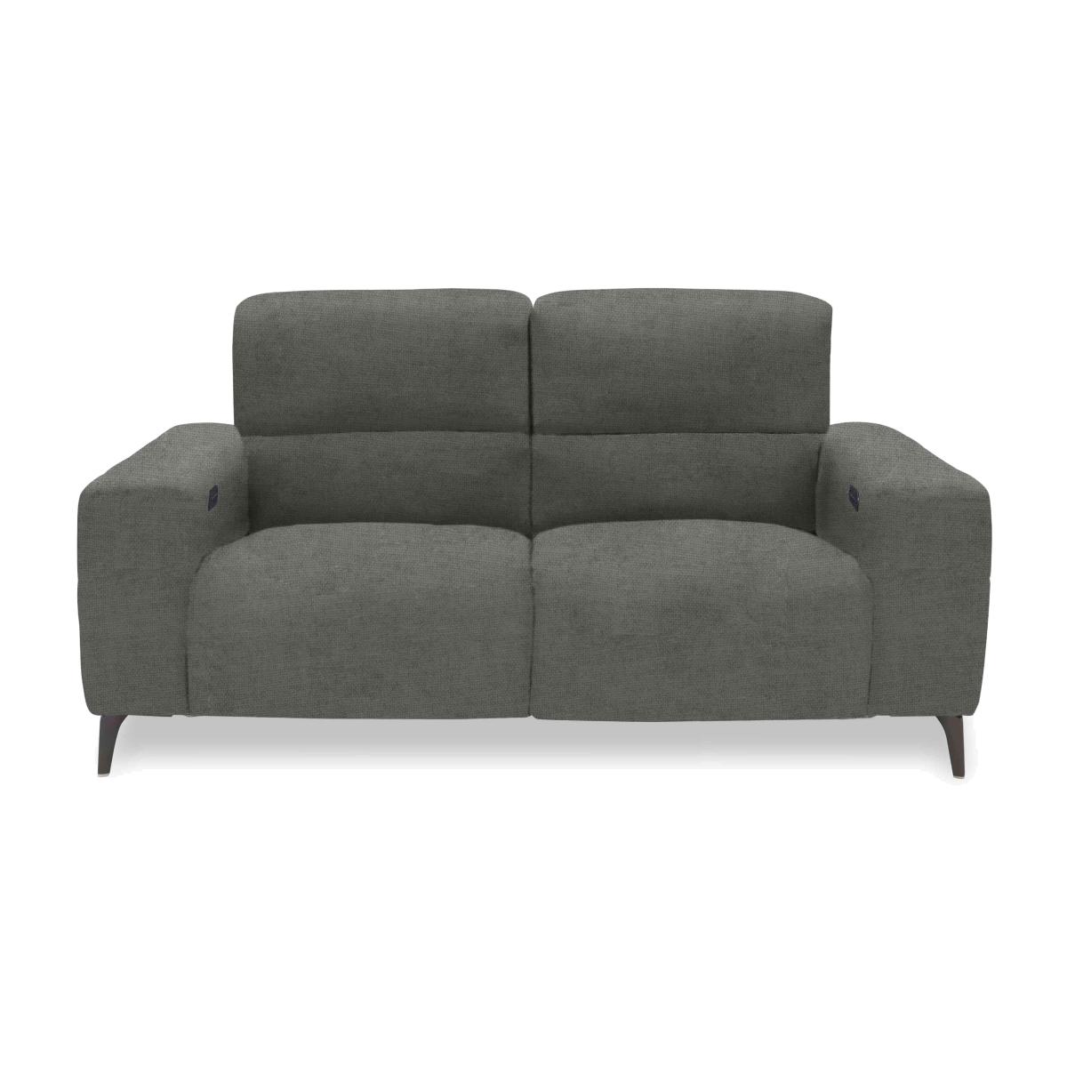 New York 3 Seater Fabric Power Recliner Sofa - Dolphin