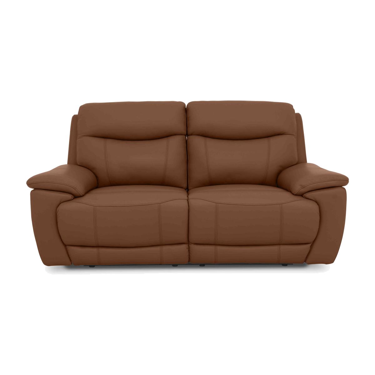 Sloane 3 Seater Leather Sofa - Butterscotch – image 1