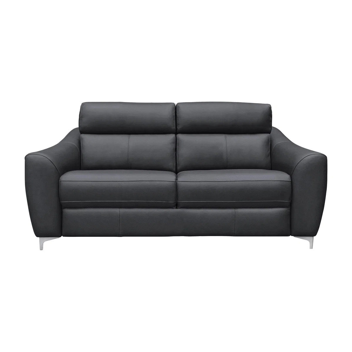 G Plan - Lucca 3 Seater Leather Sofa - No Recliner - Cambridge Petrol Blue