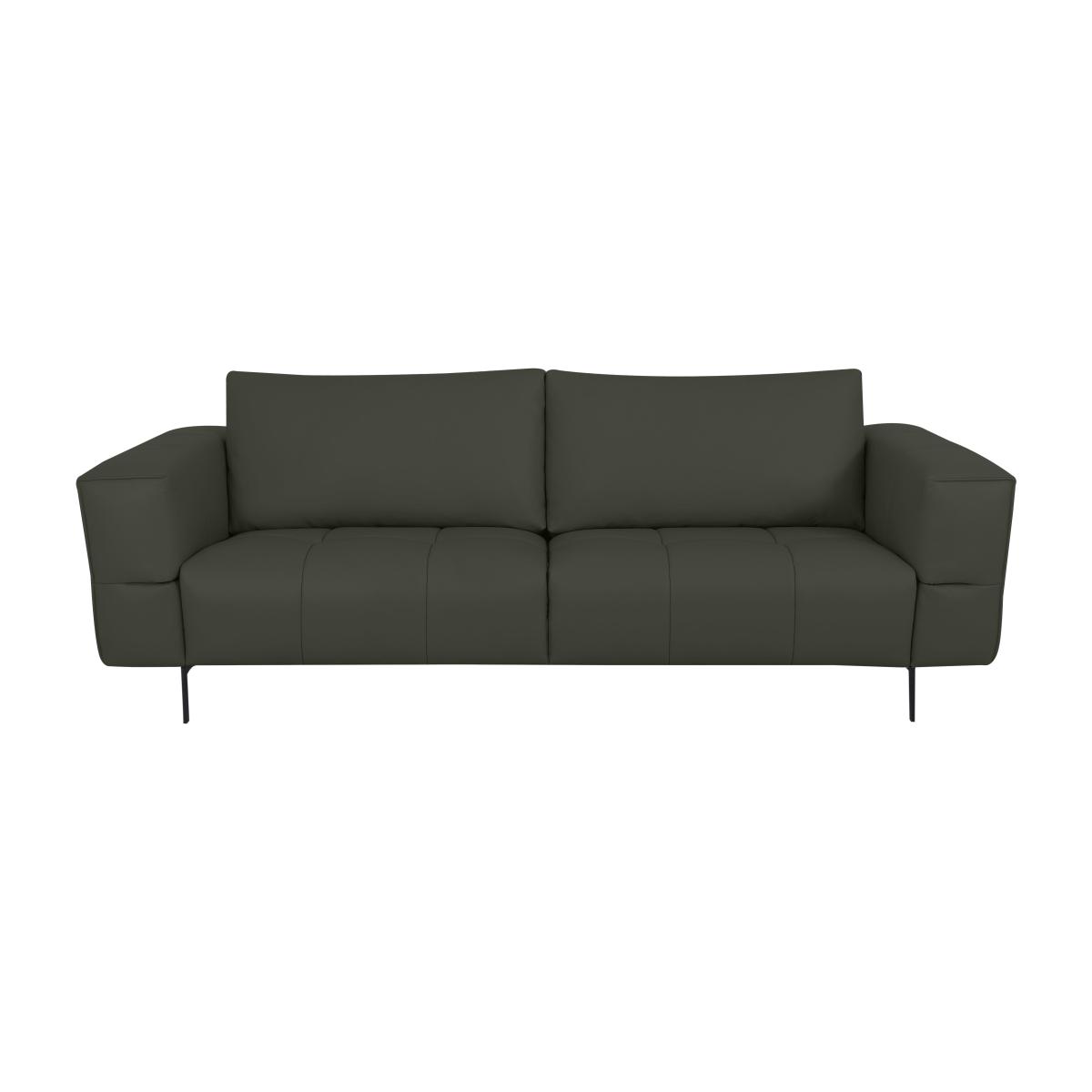 Domicil - Lawson 3 Seater Leather Sofa - NP Dark Olive