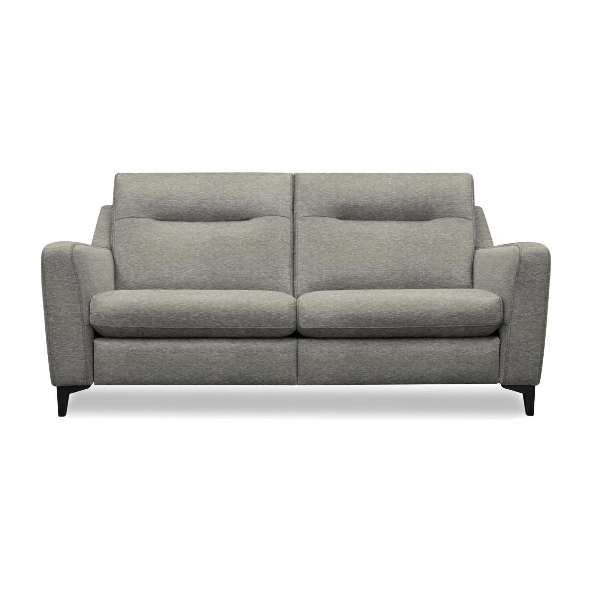 G Plan - Arlo 3 Seater Fabric Power Recliner Sofa - Mirage Slate with Ebony Feet