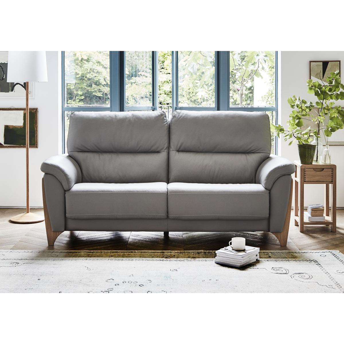 Ercol - Enna Large Leather Sofa - Brown – image 2