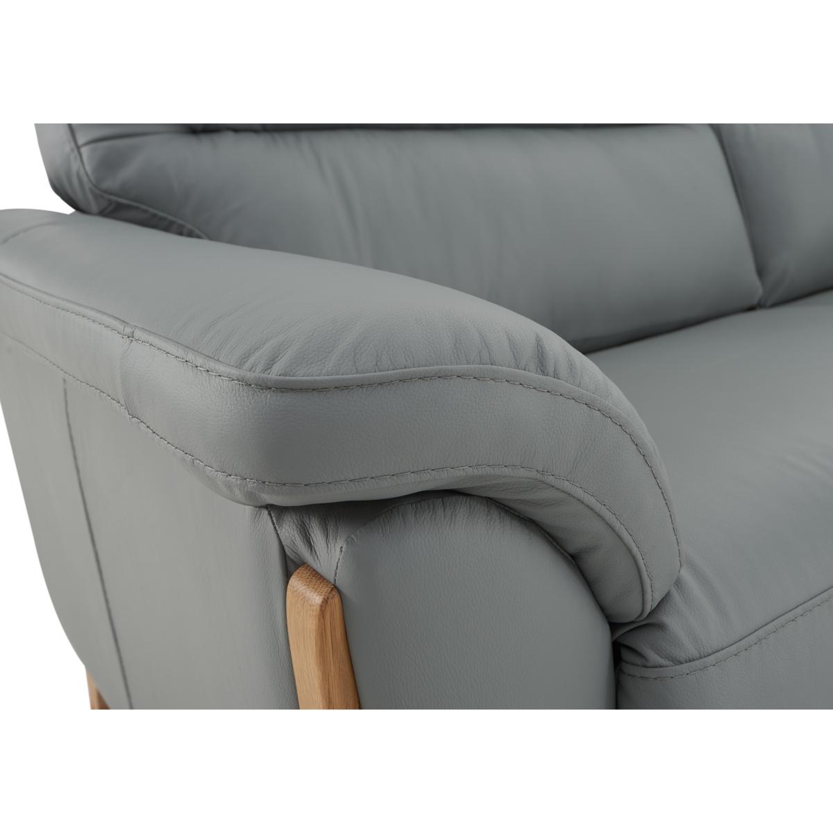 Ercol - Enna Large Leather Sofa - Brown – image 3