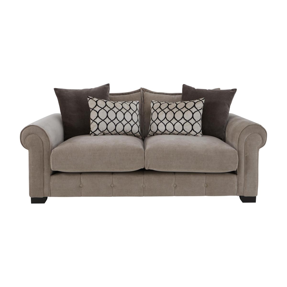 Alexander and James - Sumptuous 3 Seater Fabric Sofa - Chamonix Wicker