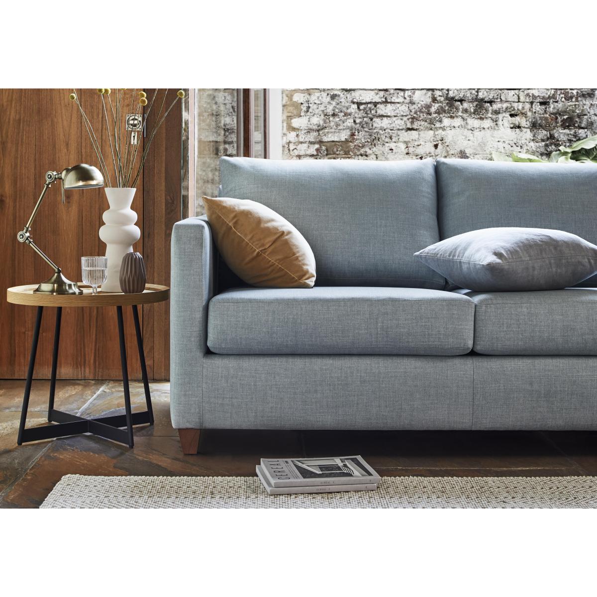 Ollie Medium Fabric Sofa - Blue – image 3