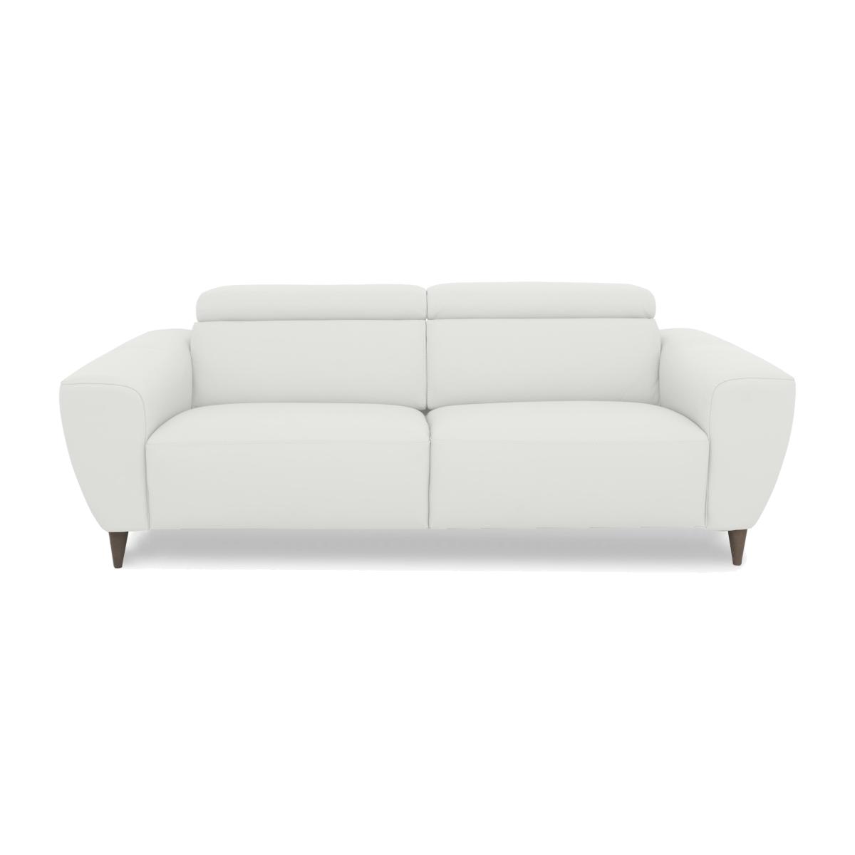 Nicoletti Italia - Milano 3 Seater Leather Sofa - Torello Bianco Puro