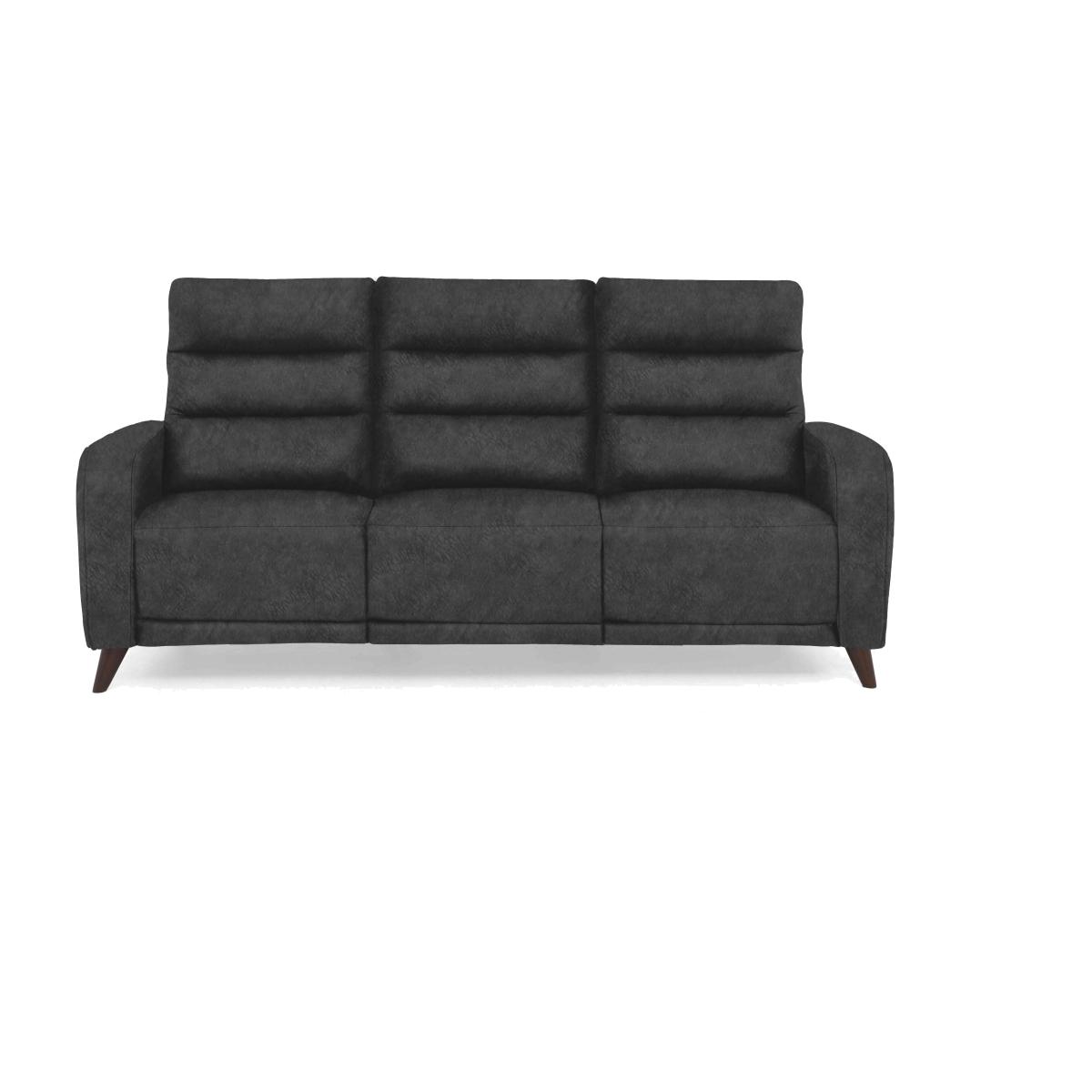 Quinn 3 Seater Fabric Sofa - Dark Grey – image 1