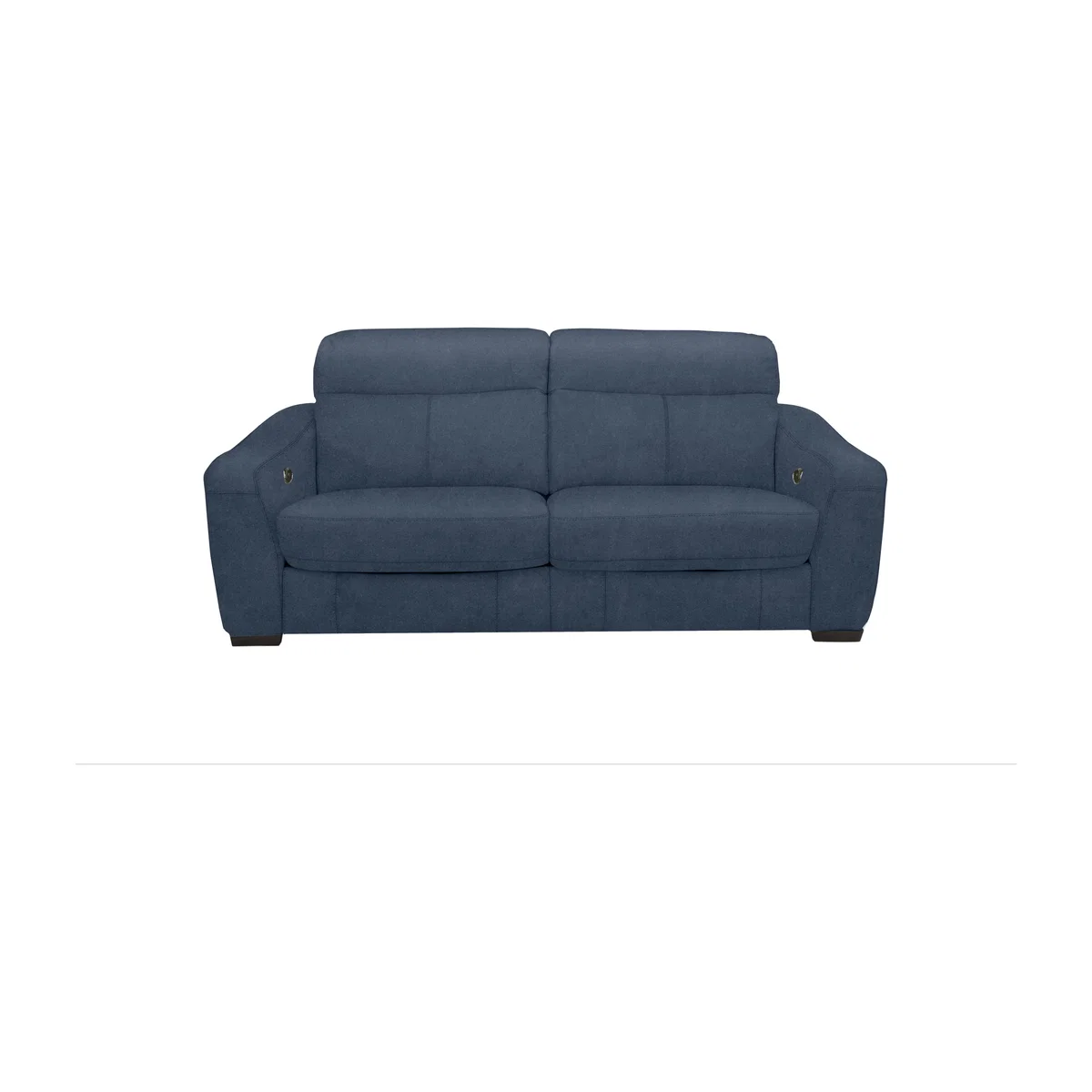 Cressida 3 Seater Fabric Recliner Sofa - Blue – image 1