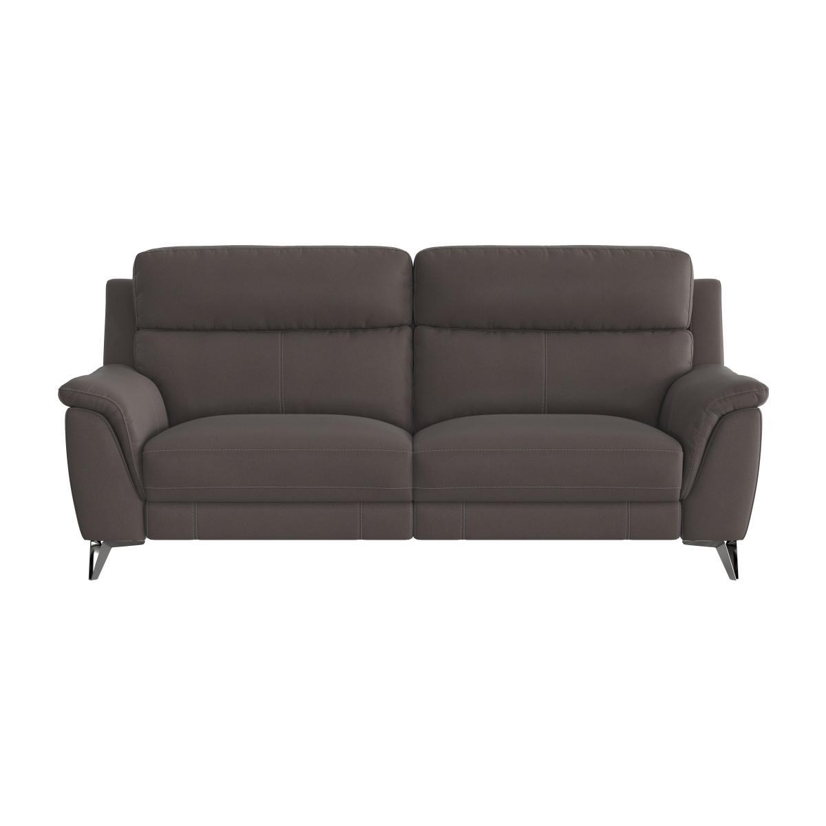 Contempo 3 Seater Fabric Power Recliner Sofa - Grey – image 1