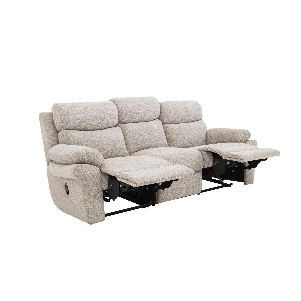 Comfort Story - Verse 3 Seater Fabric Power Recliner Sofa with Power Headrests – image 4