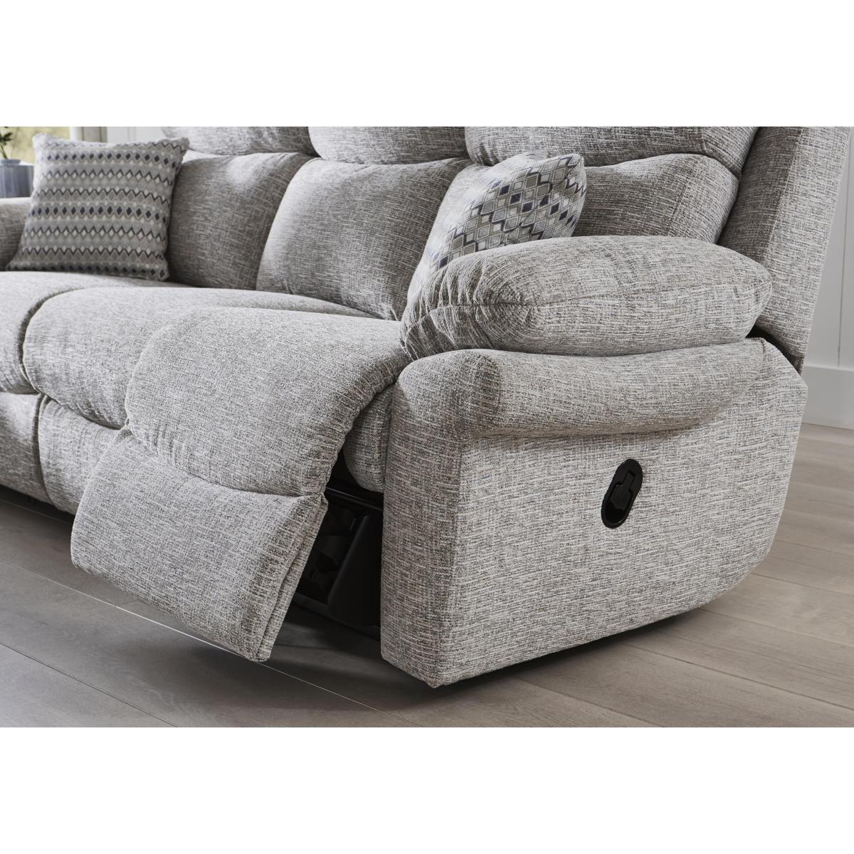 Comfort Story - Verse 3 Seater Fabric Power Recliner Sofa – image 7