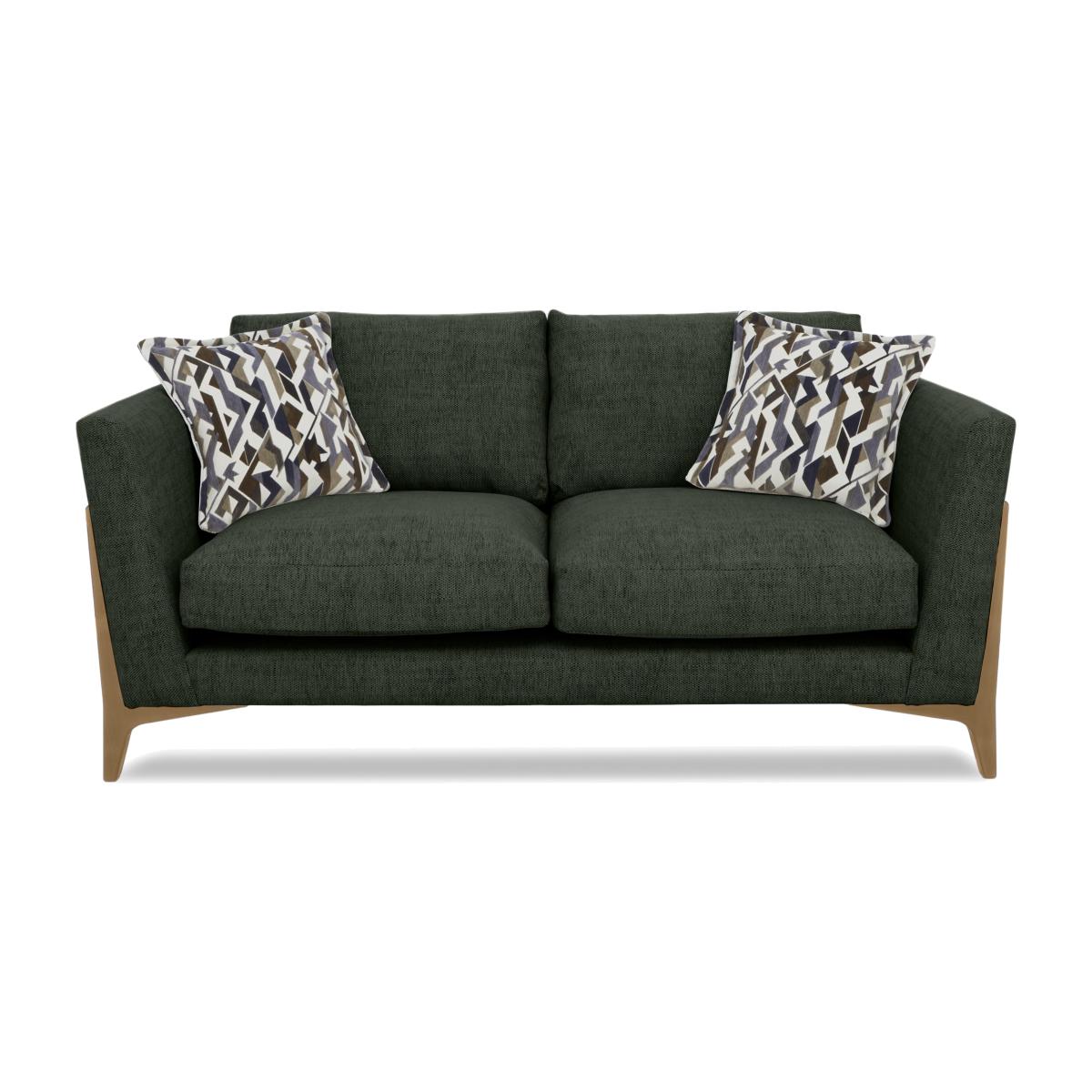 Iris 3 Seater Fabric Sofa - Elara Forest Mo Ft