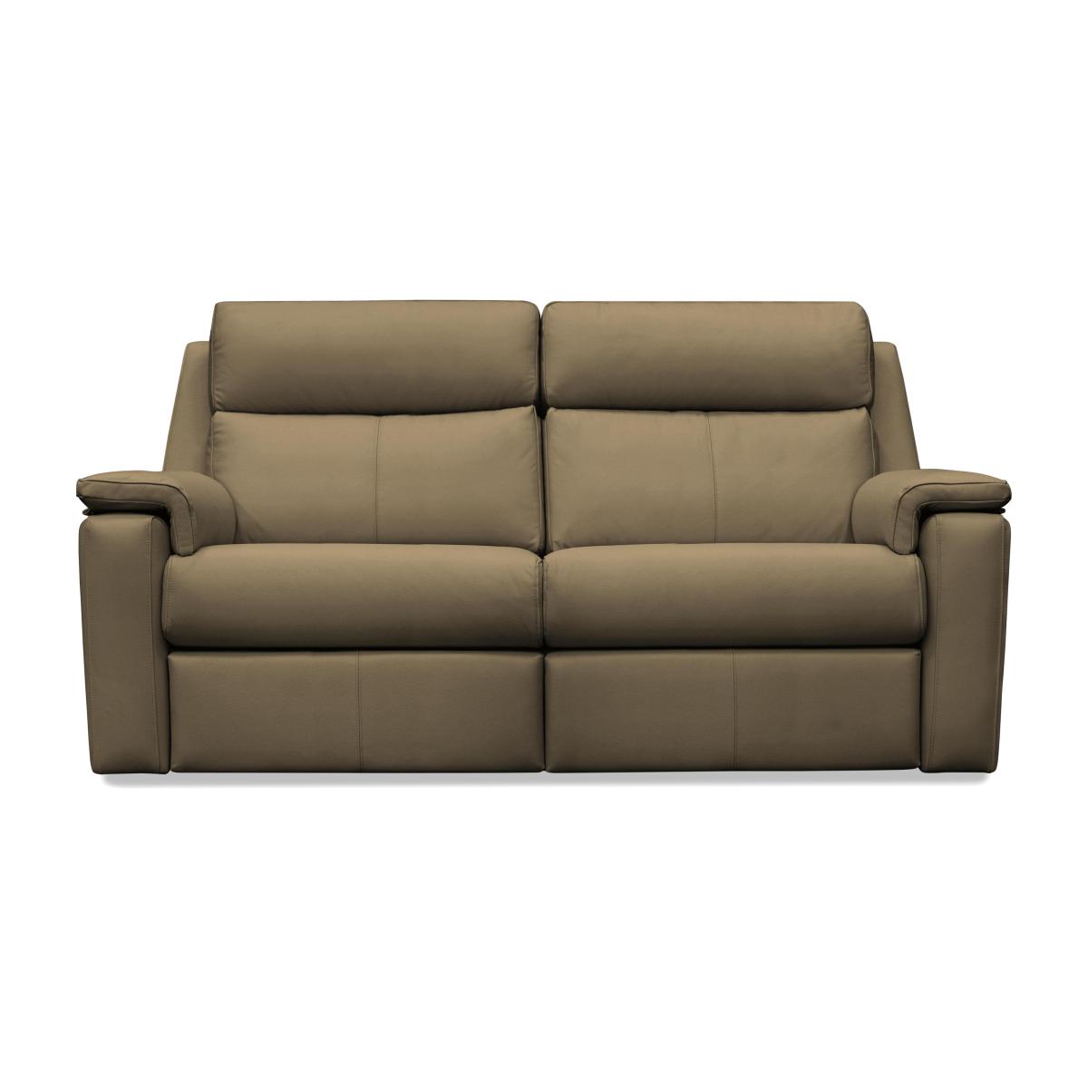 G Plan - Thornbury 3 Seater Leather Power Recliner Sofa - Capri Mushroom