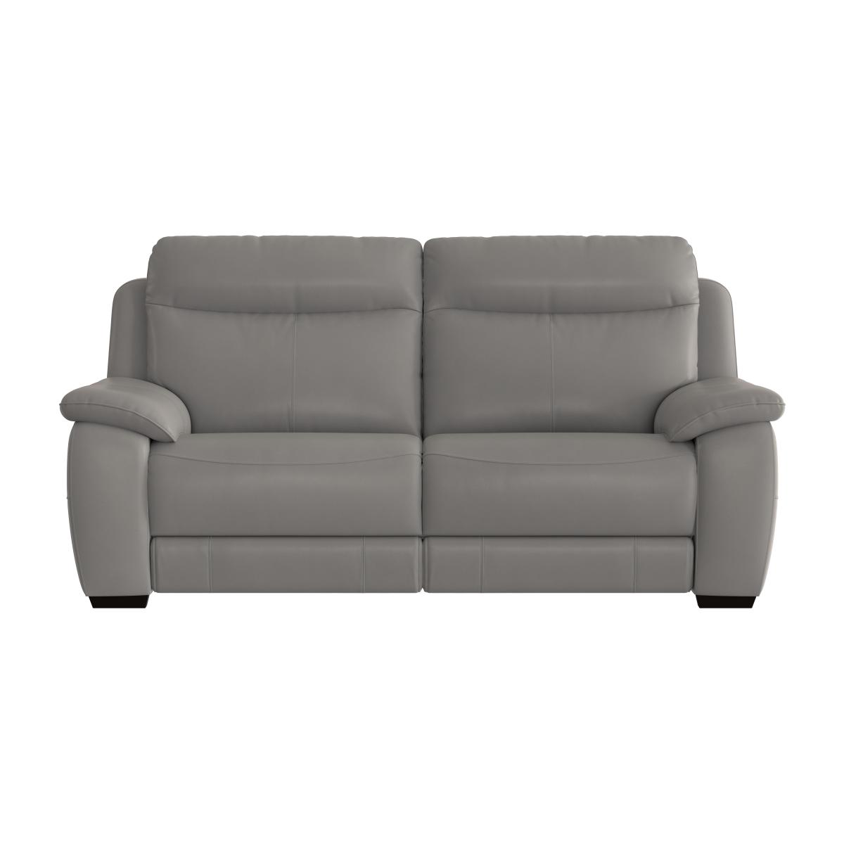 Starlight Express 3 Seater Leather Sofa - Grey- World of Leather – image 1