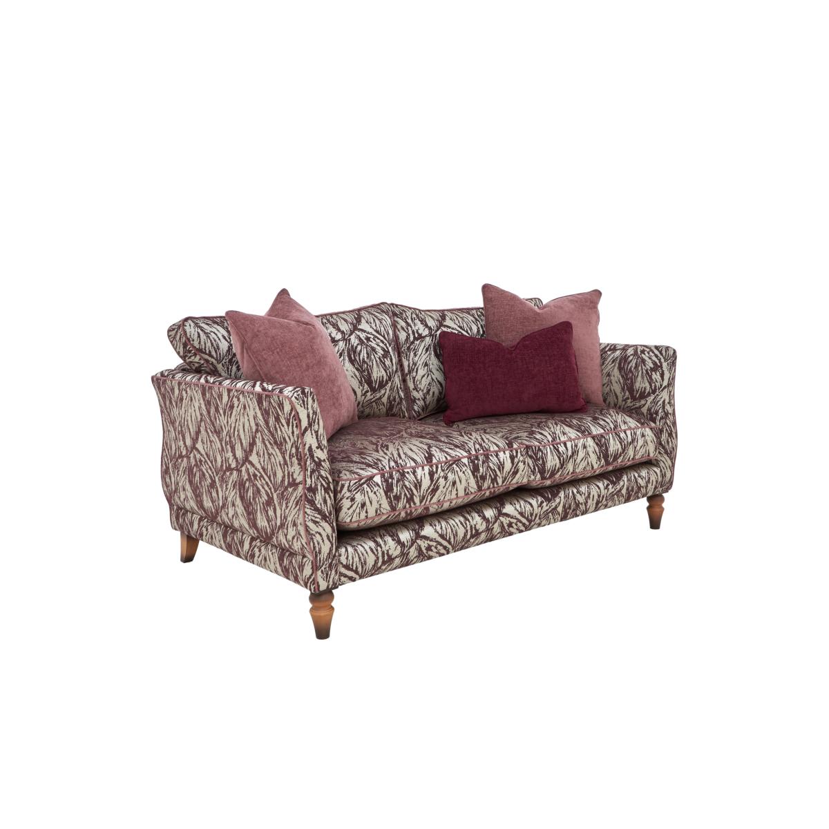 Boutique Chatterley 3 Seater Sofa - Canopy Mulberry with Ebony Feet – image 7